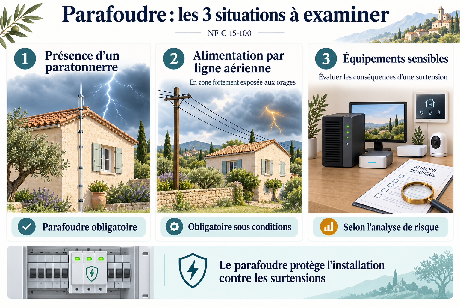Parafoudre obligatoire dans les Bouches-du-Rhône ?